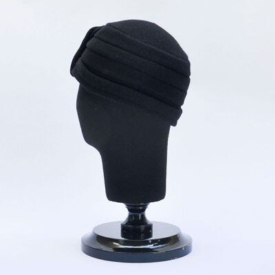 Women's Hats - Audrey Black Turban