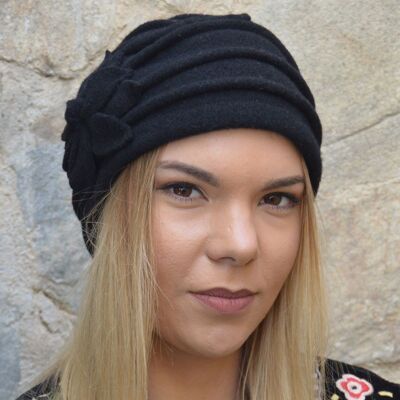 Women's Hats - Giorgia Black Turban