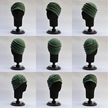 Chapeaux Femme - Giorgia Green Turban 4