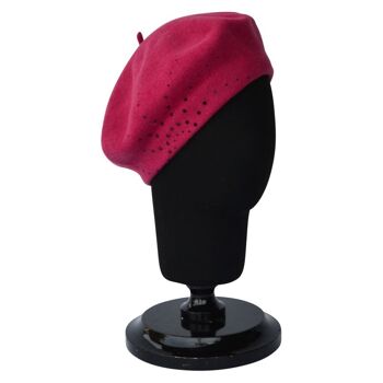 Chapeaux Femme - Béret Samira Rose 4