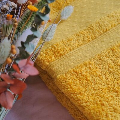 Asciugamano "Miel" in 100% cotone biologico