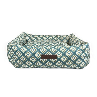 IKAT GREEN WATERPROOF BED COVER - SMALL