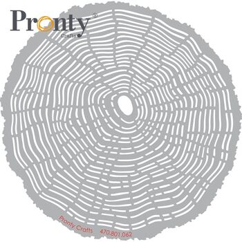 Pronty Craft Pochoir Tronc d'arbre 150x150 mm