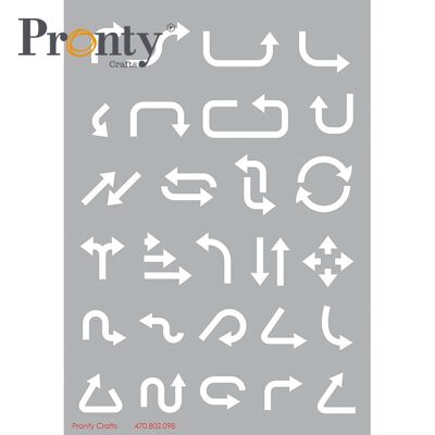 Pronty Crafts Stencil Frecce A5