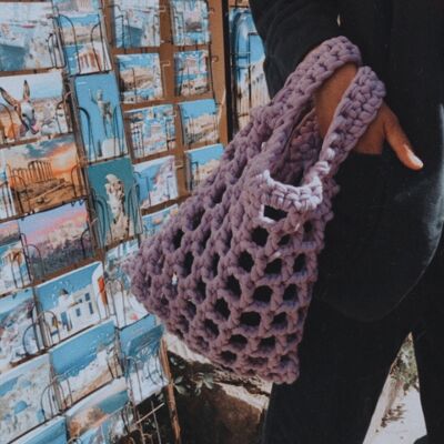 Bolso de mano “Thalia” lavanda