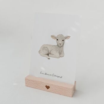 Carte de Pâques agneau #aquarelle