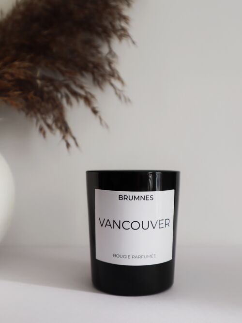 Mini-Vancouver Luxury Scented candle, 70gr, wood wick