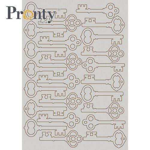 Pronty crafts Chipboard Keys A5