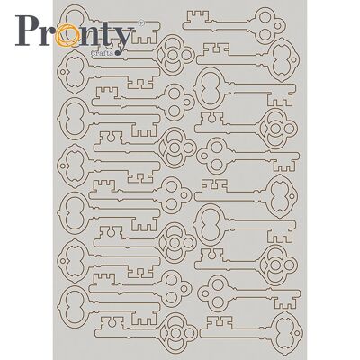 Pronty crafts Chipboard Keys A5