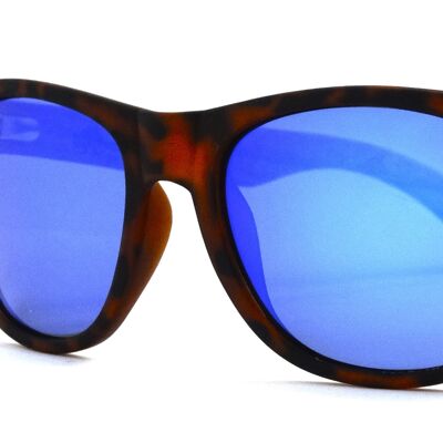 Sunglasses 028 - way - tortoise brown - blue