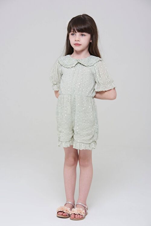Maddie Playsuit with Frill Collar