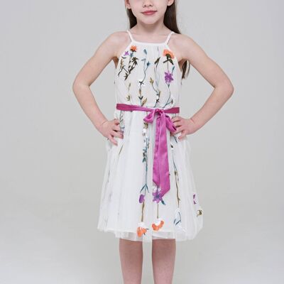 Posy Floral Embroidered Dress