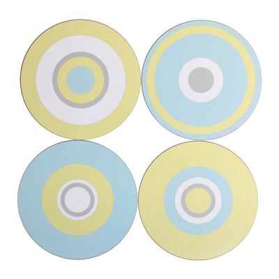 Orbit place mat set Powder blue