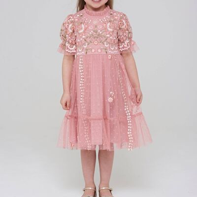 Rosie Floral Embroidered Dress