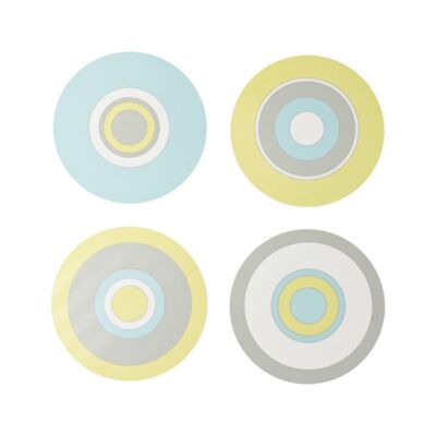 Orbit coaster set Powder blue