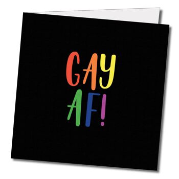 Carte de voeux gay AF lgbtq gay. 2