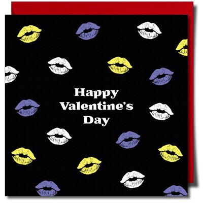 Happy Valentine's Day Non Binary Greeting Card