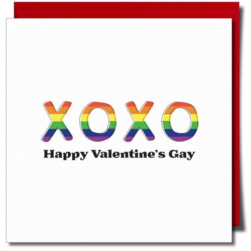 Happy Valentine's Gay Lesbian Lgbtq Gay Greeting card