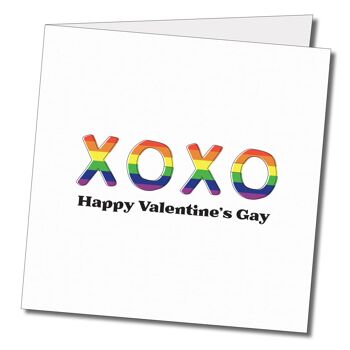 Happy Valentine's Gay Lesbian Lgbtq Gay Carte de voeux 2