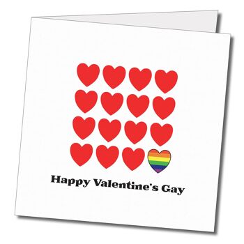 Happy Valentine's Gay Lesbian, Lgbtq, Gay Carte de voeux 2