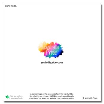 Salut Salut Gay, Lesbienne Lgbtq Carte de vœux 3