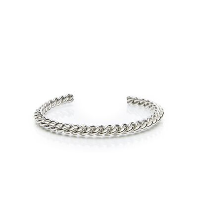 Cuff bracelet with woven pattern - ZELDA