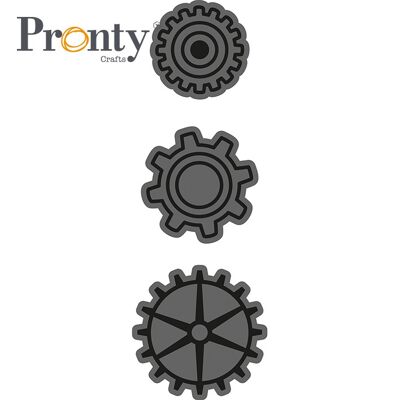 Pronty Crafts Stamps Gears