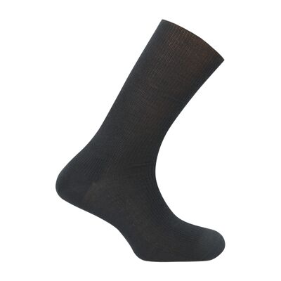 Ribbed Super Merino wool socks - Medic