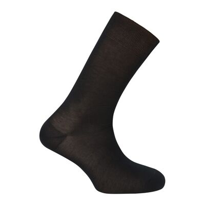 Plain mercerized cotton socks