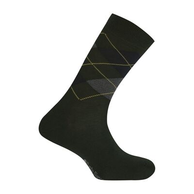 Wool socks - rhombuses