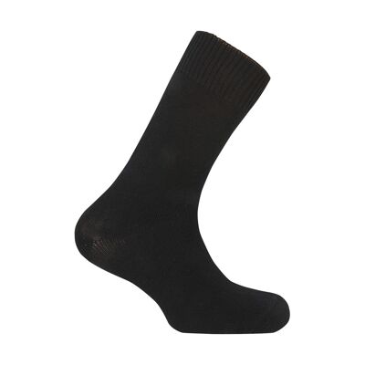 Chaussettes unies en laine d'agneau