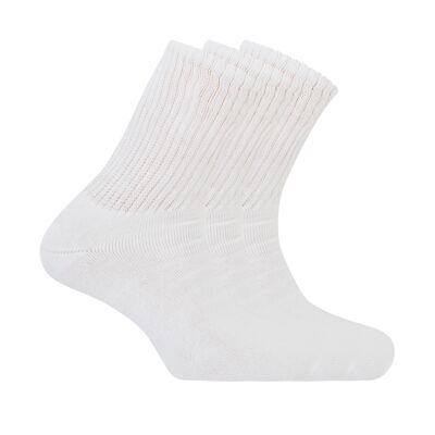 Pack of 3 cotton sports socks with brass cuffs - Basix shorts