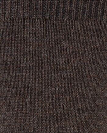 Chaussettes courtes unies en laine mercerisée 4