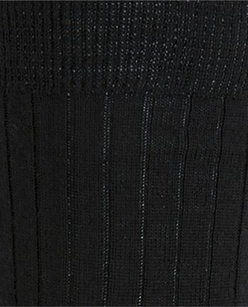 Chaussettes courtes 100% laine côtelée 6x2 2