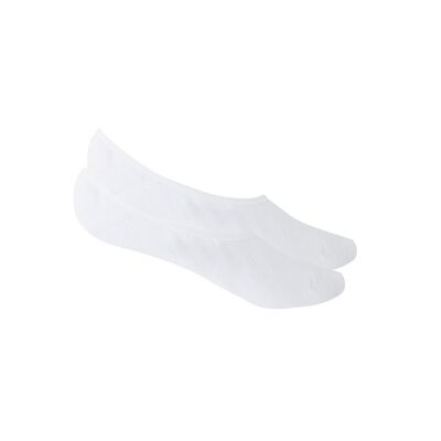 Pack of 2 invisible smooth silicone socks