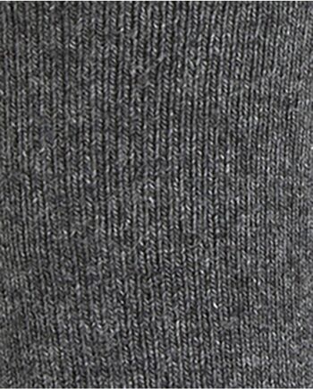 Chaussettes unies cachemire/laine avec bord roulé 8