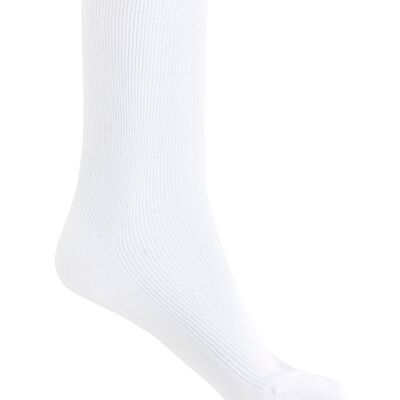 Ribbed mercerized cotton socks - Antiallergic
