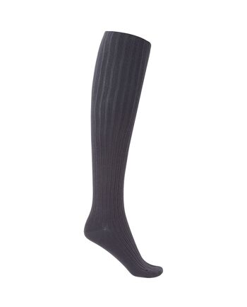 Chaussettes côtelées en bambou riche 3