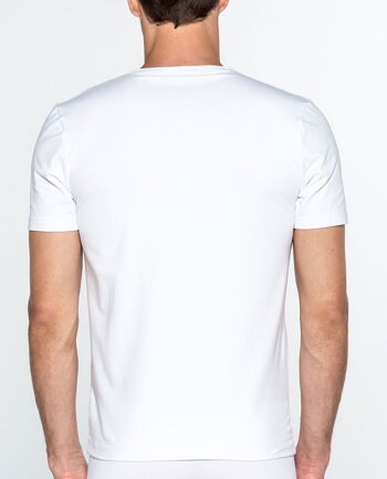 T-shirt col V en coton bio, Ecologix 2