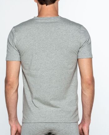 T-shirt col V en coton bio, Ecologix 8