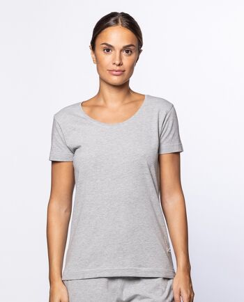 T-shirt à manches courtes en coton stretch, Basix 5