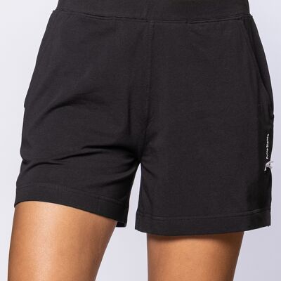 Shorts di cotone elasticizzato, Basix