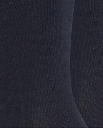 Lot de 2 chaussettes courtes unies en coton bio 4