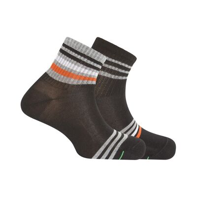 Pack de 2 calcetines de algodón deportivos - puño americano Tobilleros