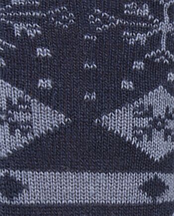 Chaussettes cachemire/laine - bordure bicolore 4