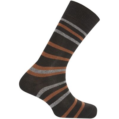 Cashmere/wool socks - stripes (Short)