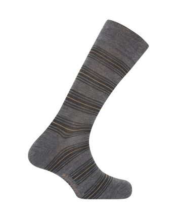 Chaussettes en laine - rayures 7