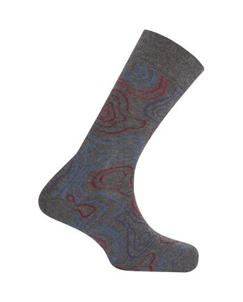 Chaussettes laine/coton/acrylique - isobares 5