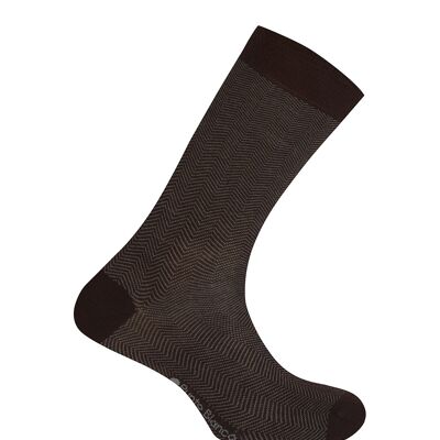 Wool socks - herringbone