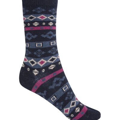 Cashmere/wool socks - border - Soft